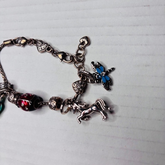 BRIGHTON Silver Charm Holder Bracelet - Picture 4 of 7